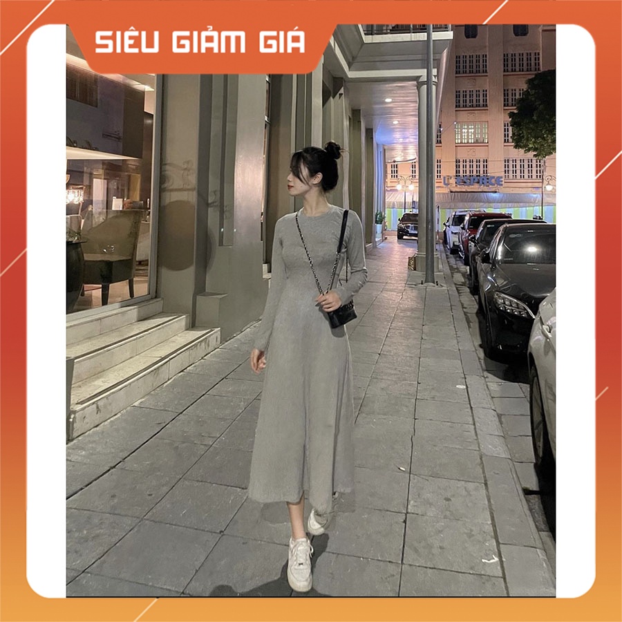 Váy Body Dáng Dài Chất Thun Tăm Phong Cách Hàn Quốc M188 - Thời trang Teen 888