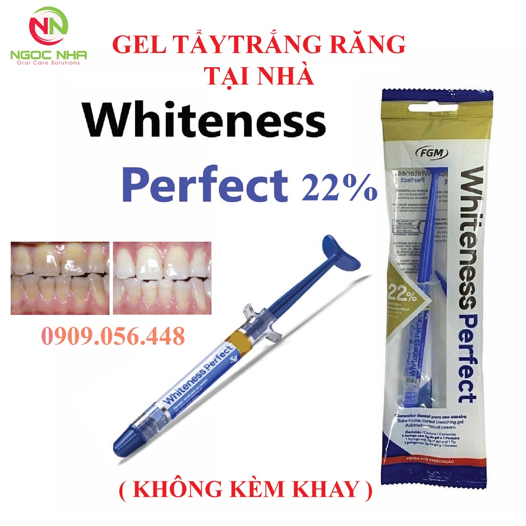 Gel tẩy trắng răng tại nhà Whiteness Perfect 22%