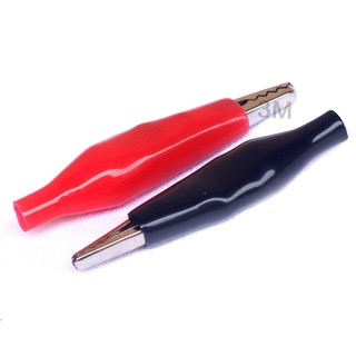 Bộ 10 Kẹp Cá Sấu 3.5 CM (5 Đỏ- 5 Đen)