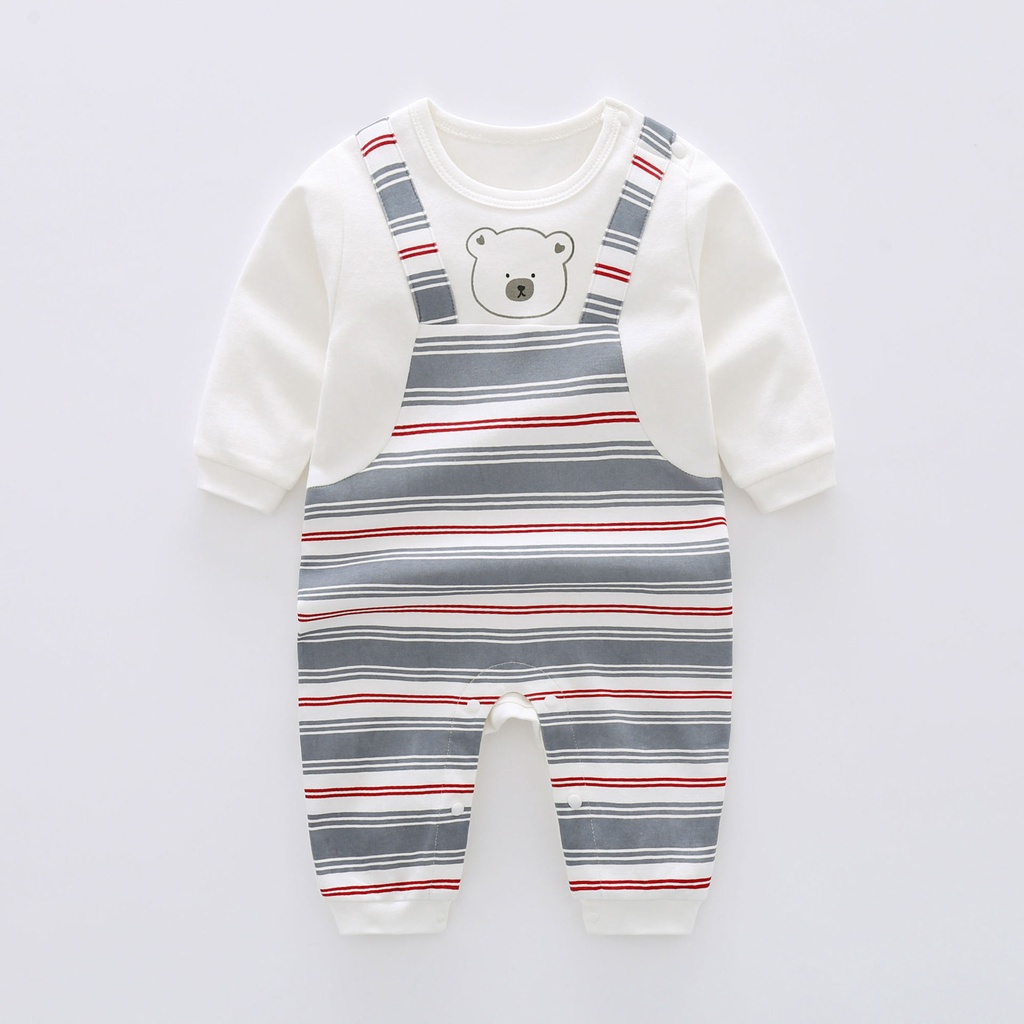 Bộ Body Dài Liền Thân Cho Bé Trai Bé Gái KYS+ Bodysuit Thu Đông Quần Áo Sơ Sinh Cho Bé Từ 4 -12kg BD02