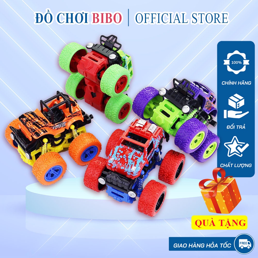Đồ chơi ô tô Xe quái xế baby bus xe ô tô địa hình buggy monster truck đồ chơi chạy bánh đà đồ chơi bibo