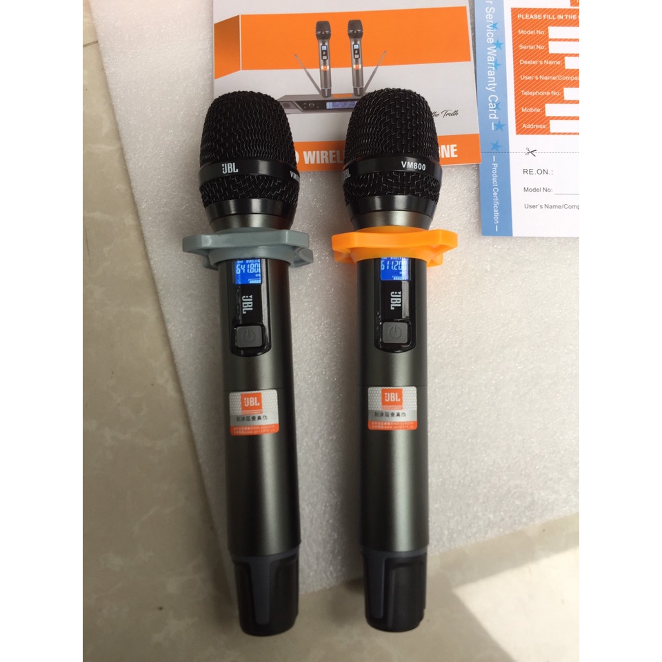 MIC KHÔNG DÂY JBL CÓ TỰ NGẮT HÀNG CAO CẤP BẢO HÀNH CHÍNH HÃNG - GIÁ 1 BỘ
