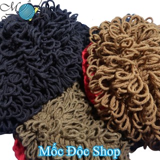 Mũ len tóc giả cho bé trai sơ sinh đến 3 tuổi