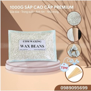 Sáp wax lông Wax Beans - 1kg sáp dừa wax Siêu Bám Lông