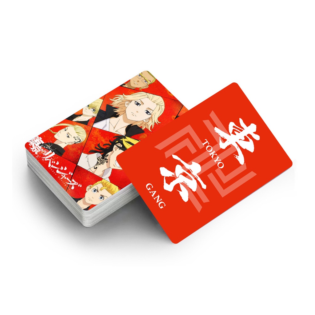 Hộp 30 ảnh thẻ Tokyo Revengers Lomo Card Double-sided Color Printing Photocard Postcard