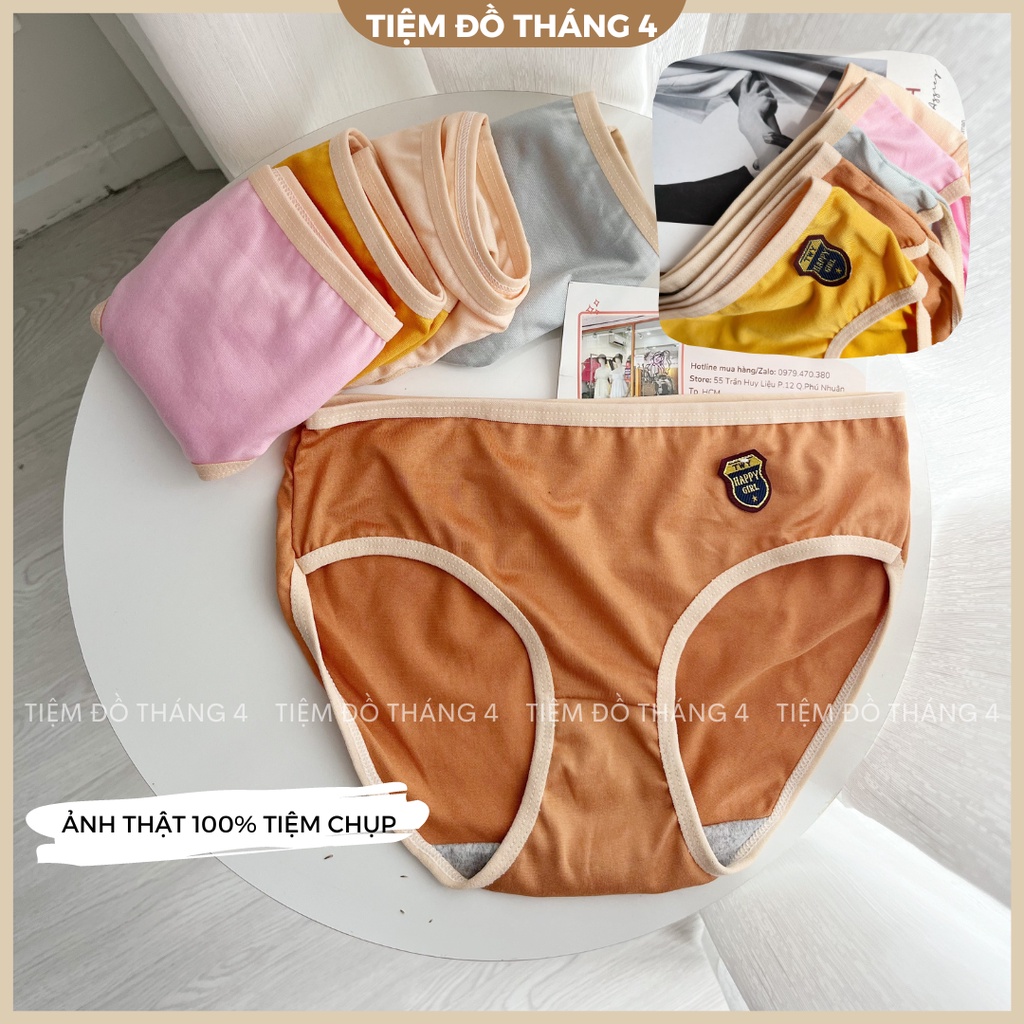 Quần Lót Nữ Siêu Cute Chất Vải Cotton Thông Thoáng Mềm Mịn TIỆM ĐỒ THÁNG 4