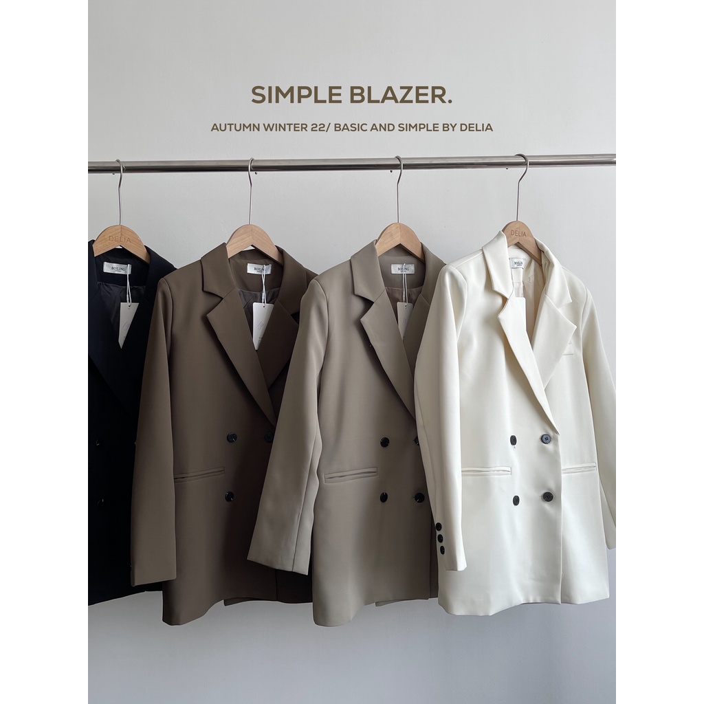 6602 ÁO BLAZER 4 CÚC 2 TÚI CUT BÊN