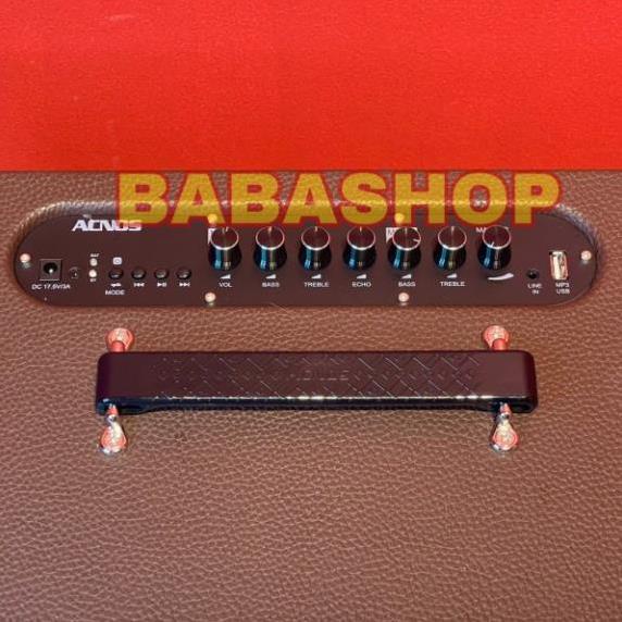 Loa Karaoke Mini Xách Tay Acnos CS 250PU - Hàng Chính Hãng - Công suất PMPO 300W Âm Bass mạnh mẽ + Kèm 2 Micro UHF