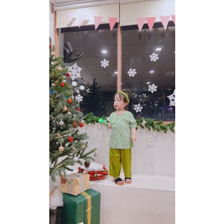 Bà Ba Lụa Cho Bé, Bà Ba Chấm Bi Bé Gái 3 Màu