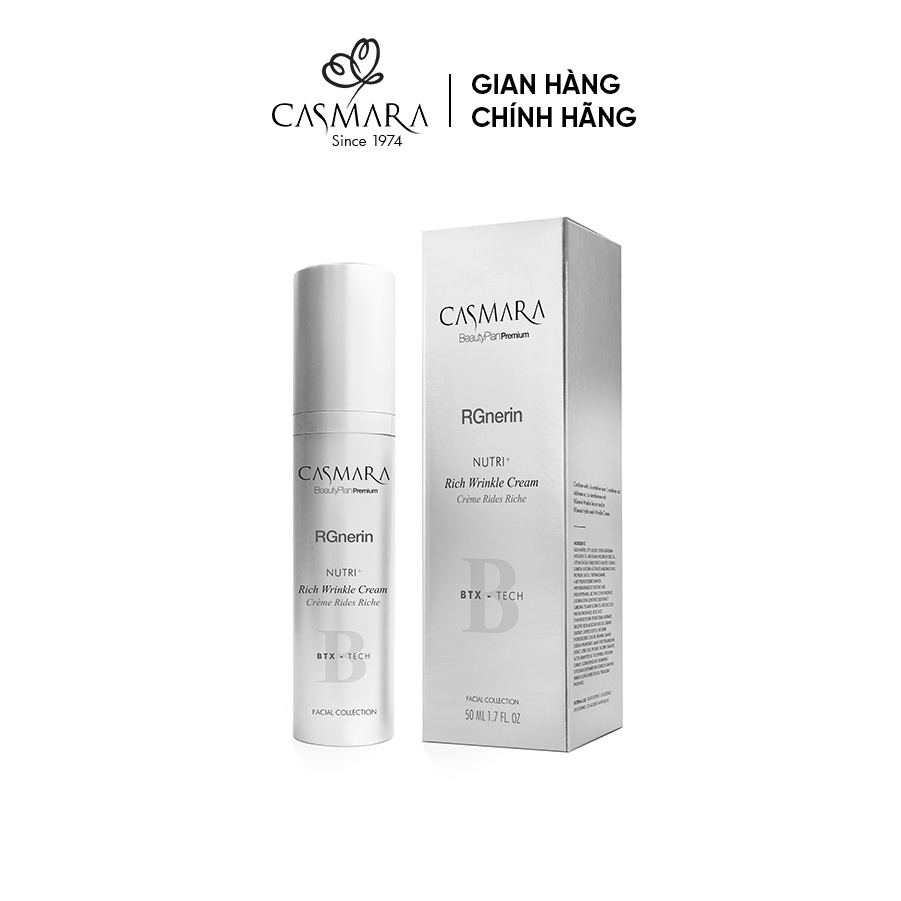 Kem xóa nếp nhăn dưỡng ẩm Casmara Rgnerin Nutri + Rich Wrinkle Cream 50ml