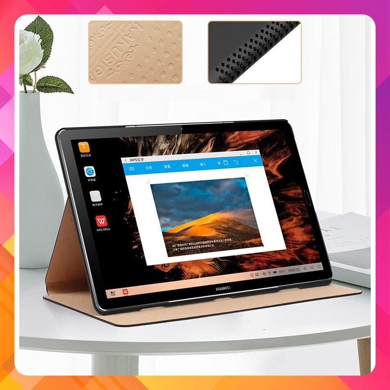 Bao da Samsung Tab A 10.5 2018  hiệu kaku, kiêm chân đế xem phim