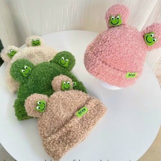 Mũ len ếch siêu kute cho bé