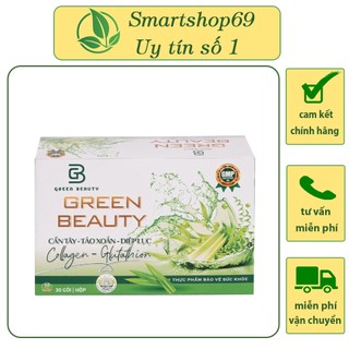 Nước ép cần tây Green Beauty hộp 30 gói giúp làm sáng đẹp da, giảm cân, giữ dáng, tăng cường sức đề kháng