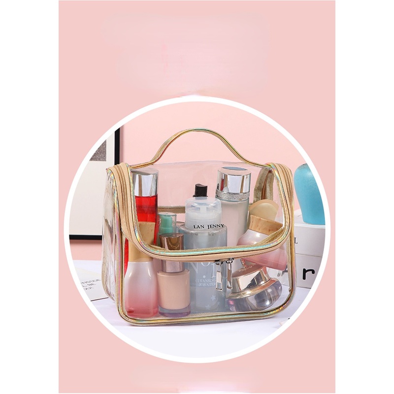 Túi Đựng Mỹ Phẩm Du Lịch Bằng Chất Liệu PVC Trong Suốt Chống Thấm Nước