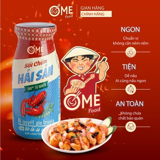 Nước Chấm Hải Sản Vị Tự Nhiên OME FOOD Nước Chấm Làm Từ Lá Sọ Chó 320gr