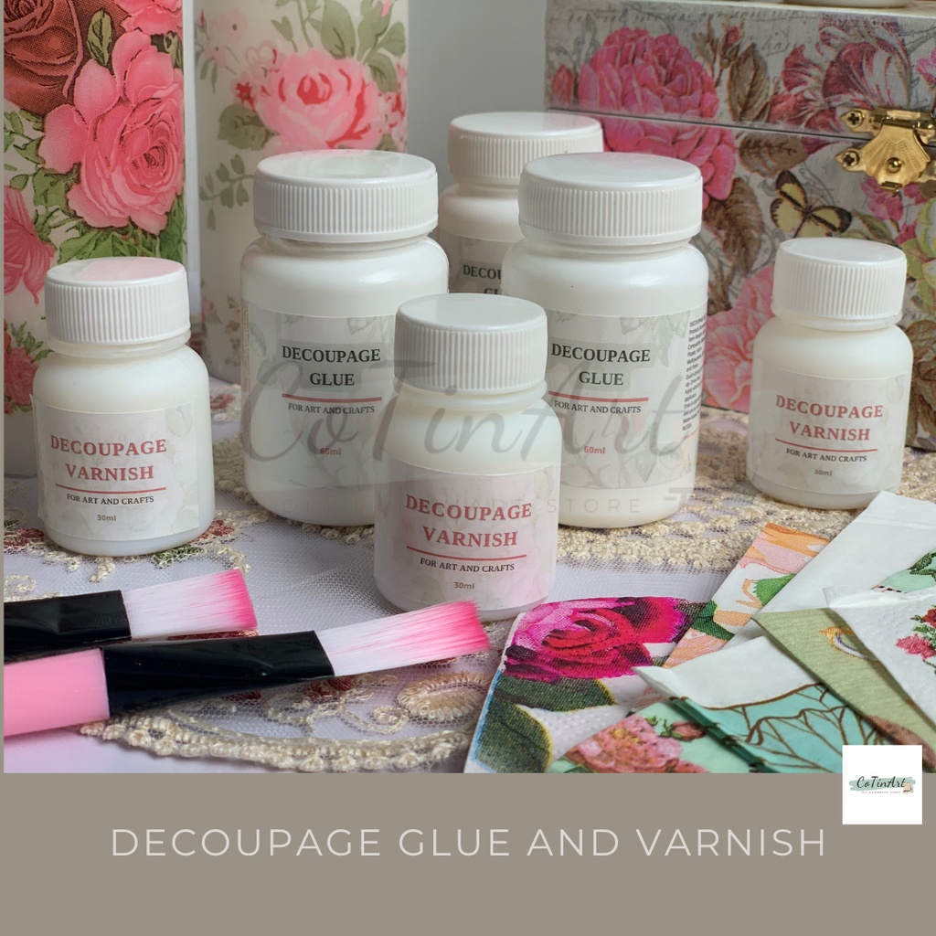 Keo decoupage, napkin art