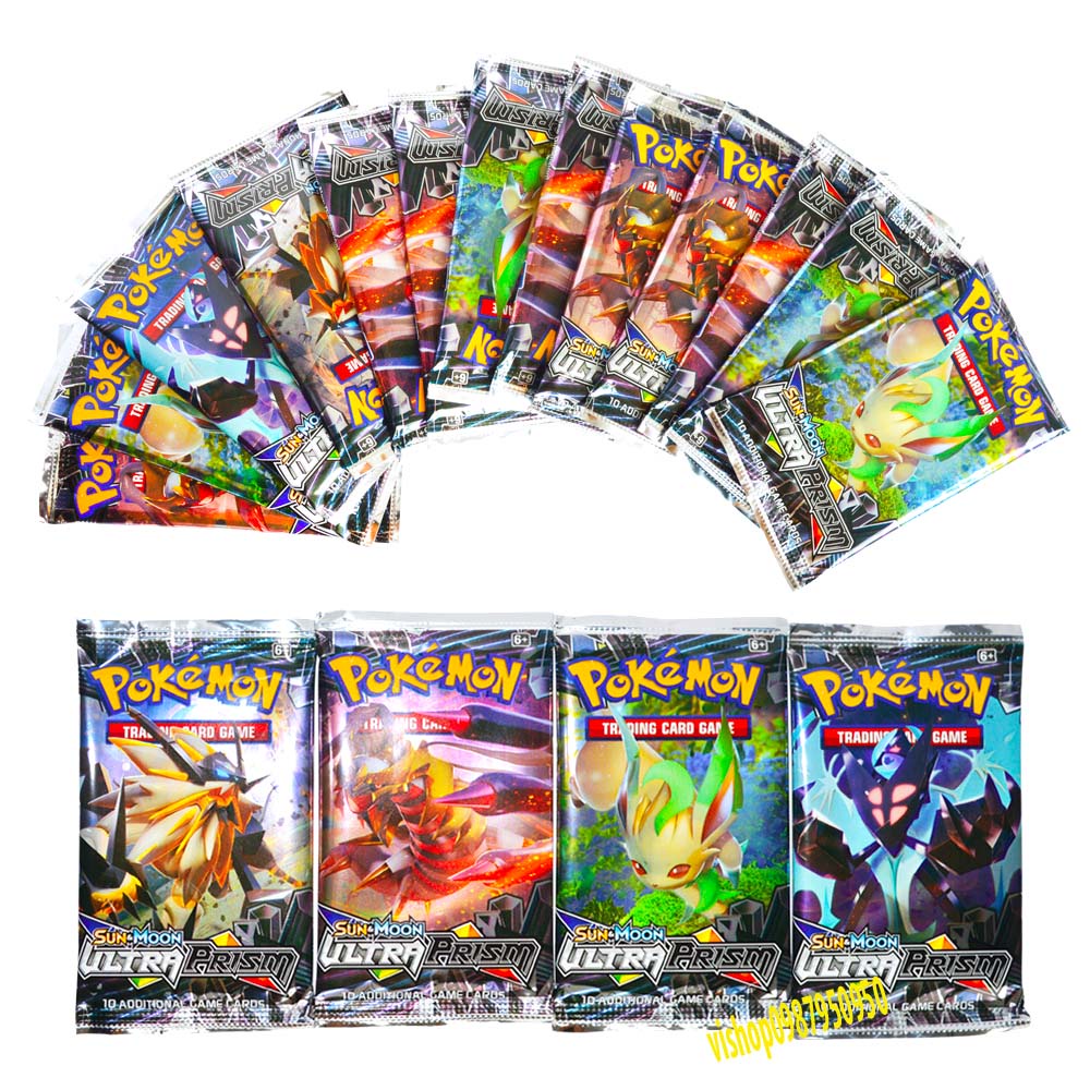 Sỉ 1 gói thẻ pokemon 10 lá
