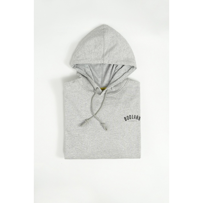 Áo Nỉ Mũ BOO Unisex Dáng Rộng Basic Đính Logo BOOLAAB