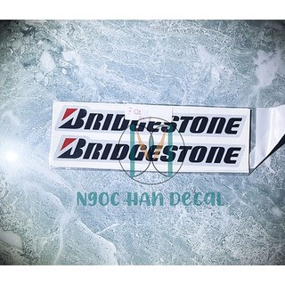 Cặp tem dán phuộc phản quang  BRIDGESTONE