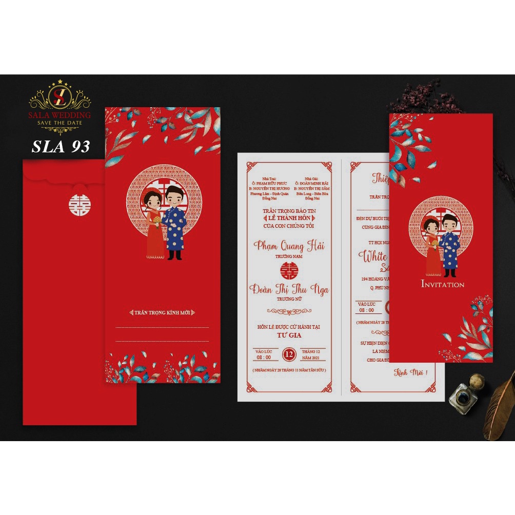 Combo đã in 300 thiệp A93