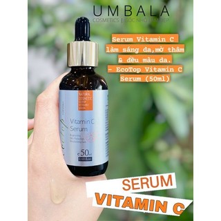 Serum Vitamin C ECOTOP Hàn Quốc dưỡng sáng da, đều màu da, giảm mờ thâm nám (50ml)