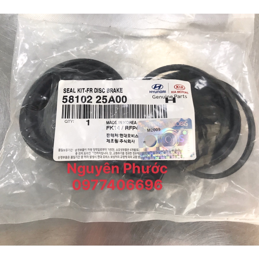5810225A00 Cuppen và chụp bụi piston phanh trước Hyundai GETZ/CLICK hàng chính hãng