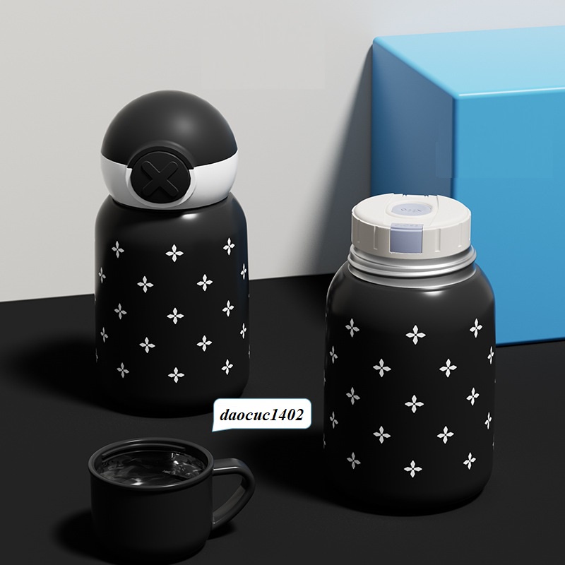 Set hộp quà tặng bình giữ nhiệt cao cấp inox316 kèm túi thỏ Yanis3 450ml