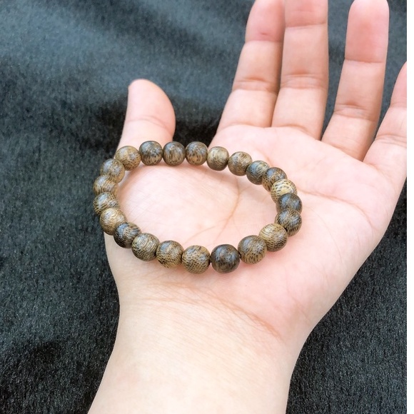 Vòng trầm tốc cầu bình an, may mắn, vòng tay trầm hương - NQ Jewelry