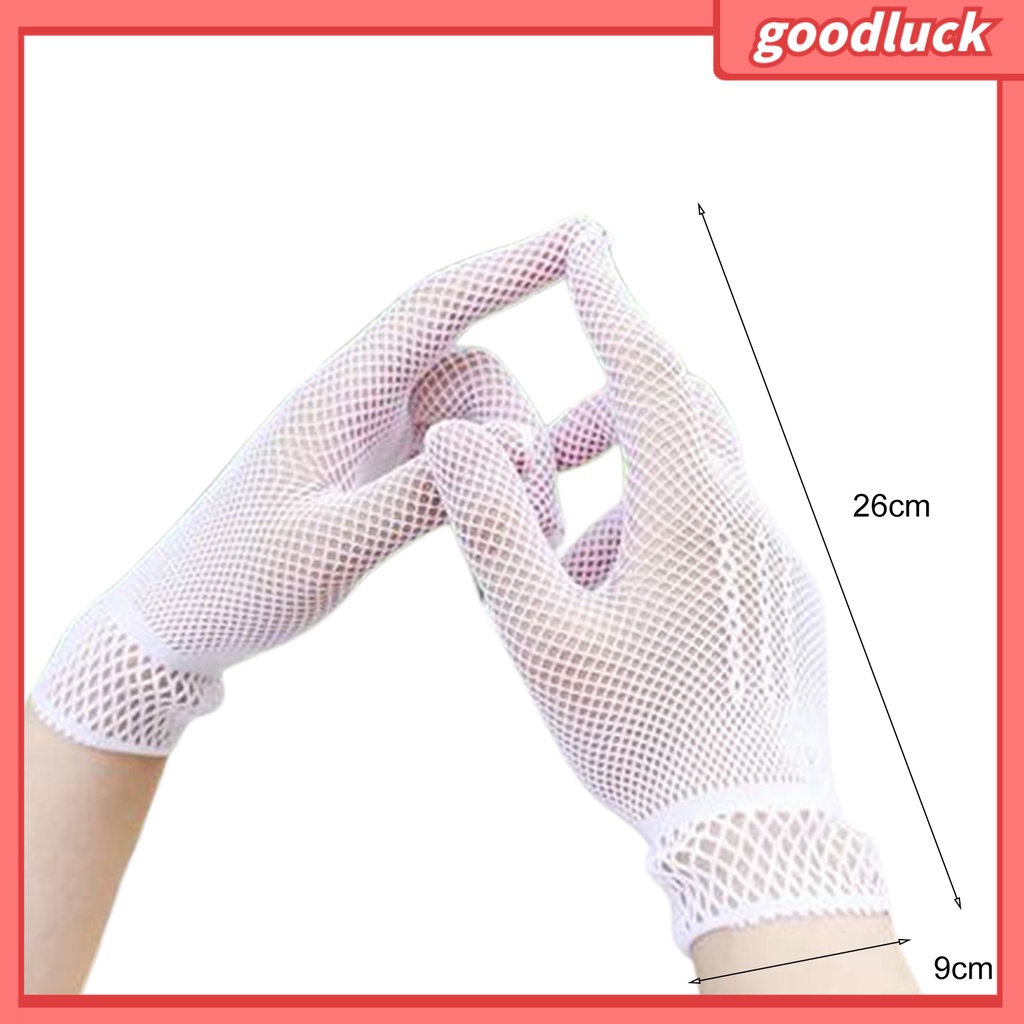 1 Đôi Găng Tay Ren Thoáng Khí Đính Nơ Xinh Xắn Cho Cô Dâu