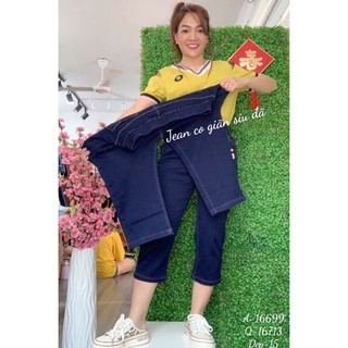 Quần Jean lửng BIGSIZE trơn 16713