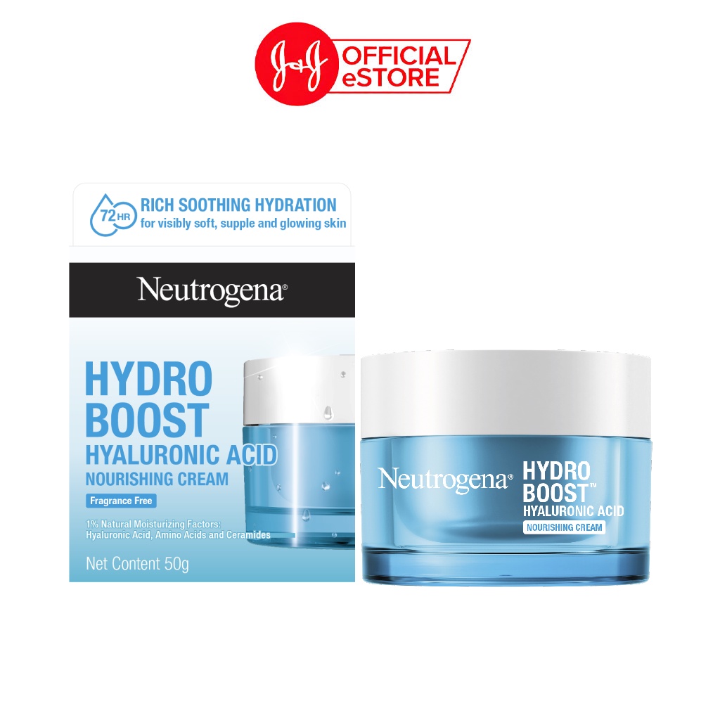 Kem dưỡng ẩm cấp nước cho da khô Neutrogena Hydro Boost Hyaluronic Acid Nourishing Cream 50g