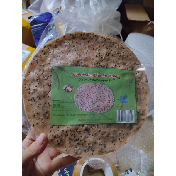 Combo 10 Gói  Bánh Đa Tráng Dừa Tây Ninh