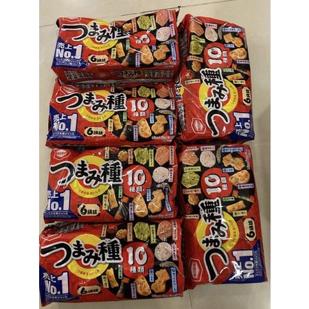 Bánh gạo Nhật, snack Nhật 10 loại