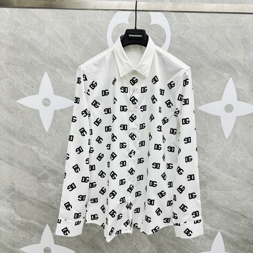 Áo sơ mi DGG logo DG full LA 1-1 on web