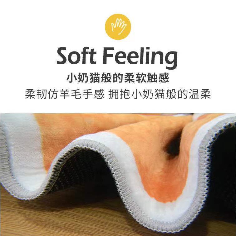 Thảm Chùi Chân Vải Cashmere Mềm Mại Dày Dặn Chống Trượt Thấm Hút Tốt