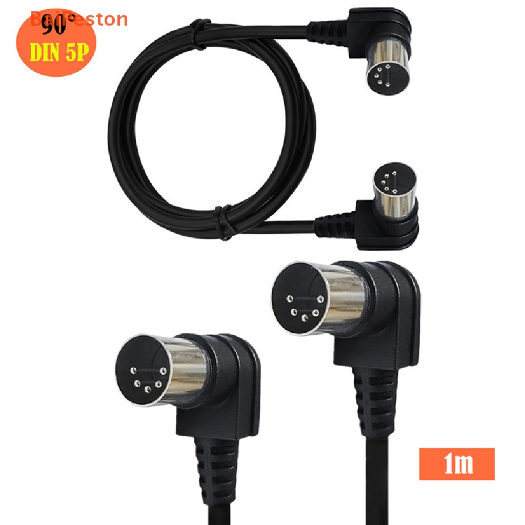 Dây Cáp Chuyển Đổi Đầu Cắm Sang Ổ Cắm MIDI 5 PIN Góc Phải 90 Độ 5Pin DIN Chuyên Dụng