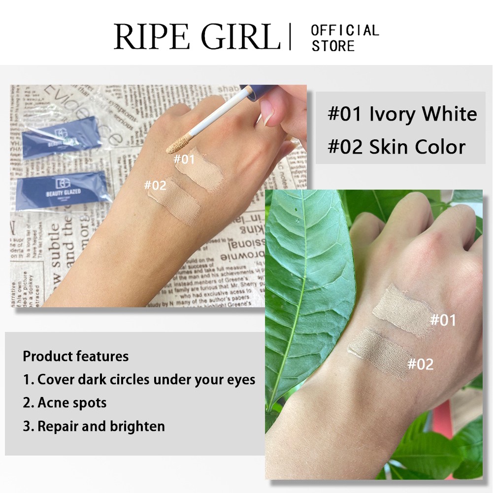 Kem che khuyết điểm RIPE GIRL lâu trôi chất lượng cao dành cho trang điểm 15g