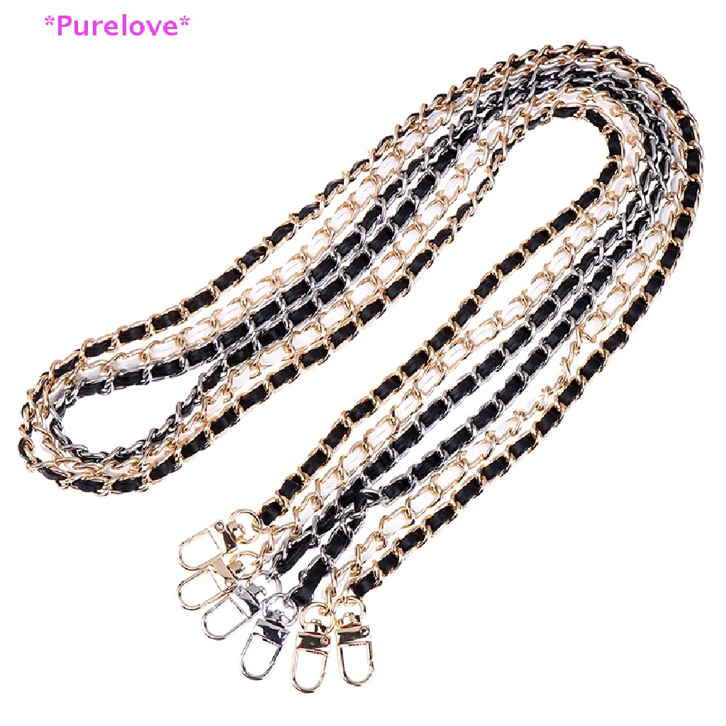 Phụ Kiện Dây Xích Màu Vàng / Bạc / Đen Chuyên Dụng Cho Túi Xách Mới