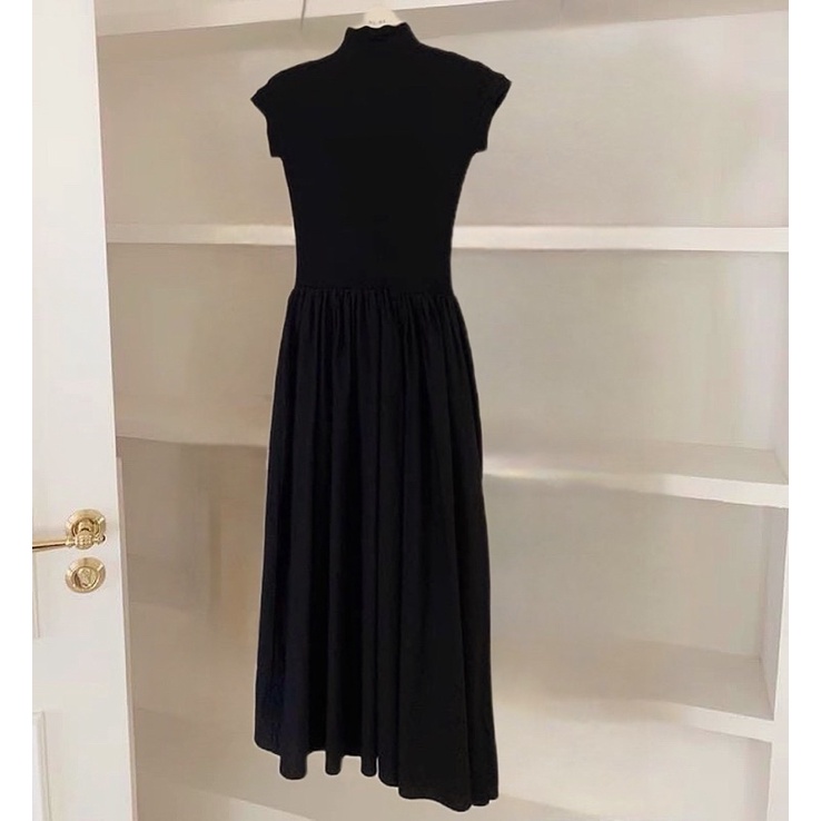 HÌNH THẬT - Sẵn Hỏa Tốc - Harper Dress - Đầm Thiết Kế Cổ Lọ Dáng Dài Có Túi