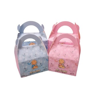 Hộp quà cảm ơn, báo hỉ it's a boy/ it's a girl có quai xách siêu xinh t-craft