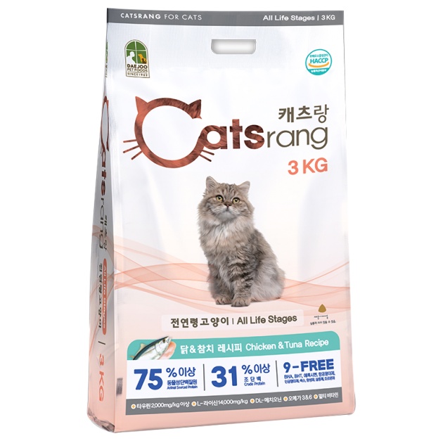 Catsrang - Thức ăn hạt cho mèo mọi lứa tuổi 3kg