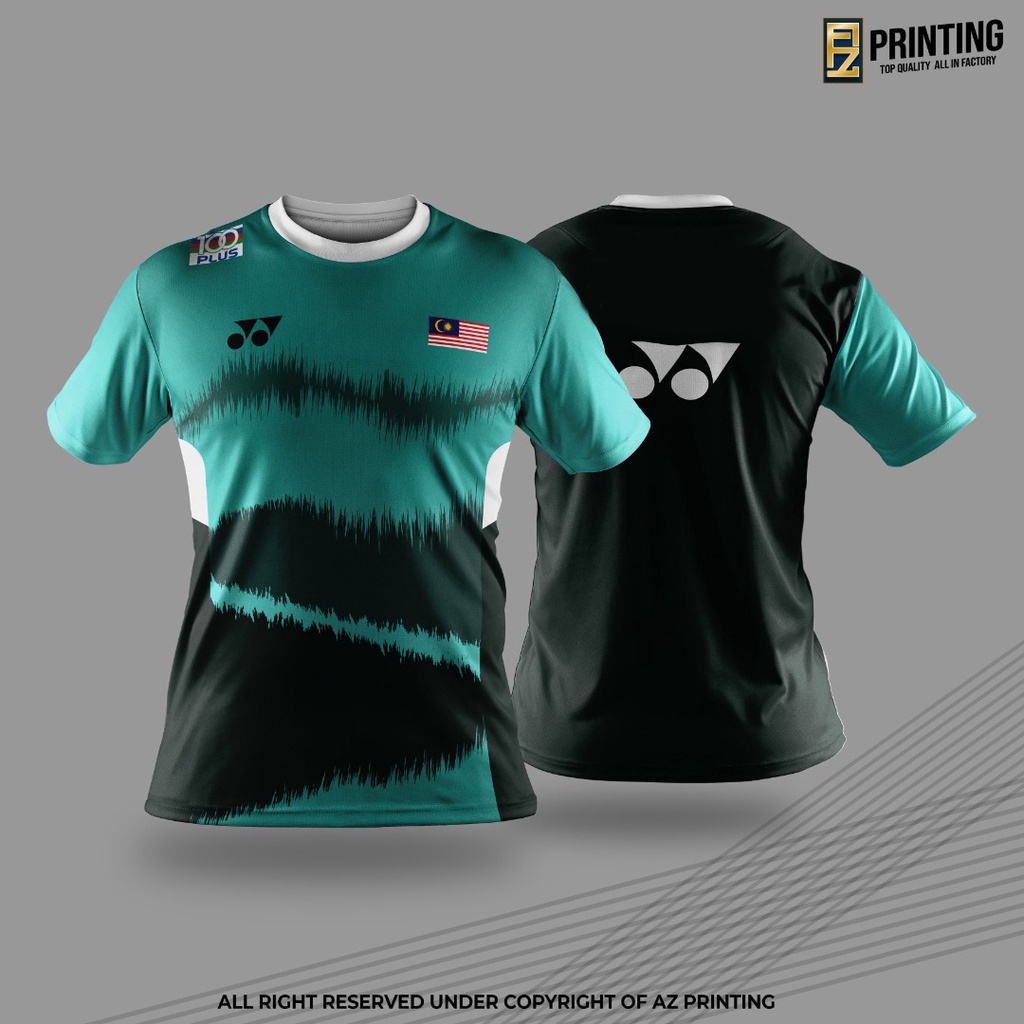 Áo Thun Bóng Đá Cầu Lông MALAYSIA MALAYSIA MALAYSIA MALAYSIA Yonex BWF WORLD CHAMPIONS OPEN 2022