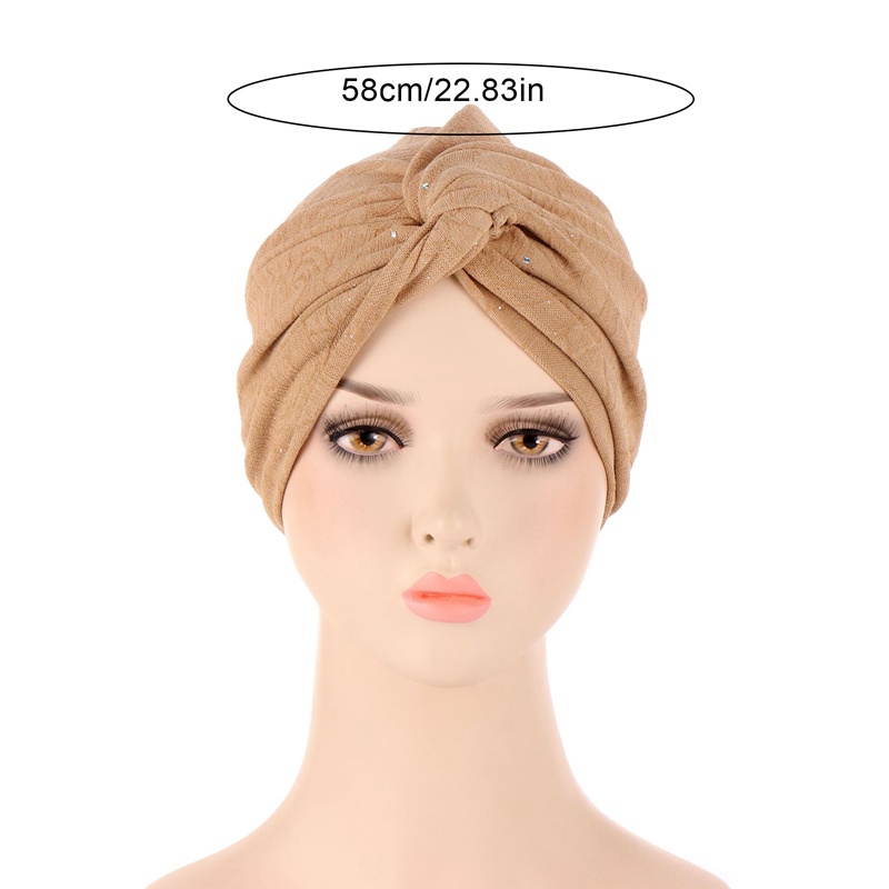 1 Mũ Trùm Đầu Phong Cách Ấn Độ Đính Kim Tuyến Lấp Lánh Thời Trang Cho Nữ