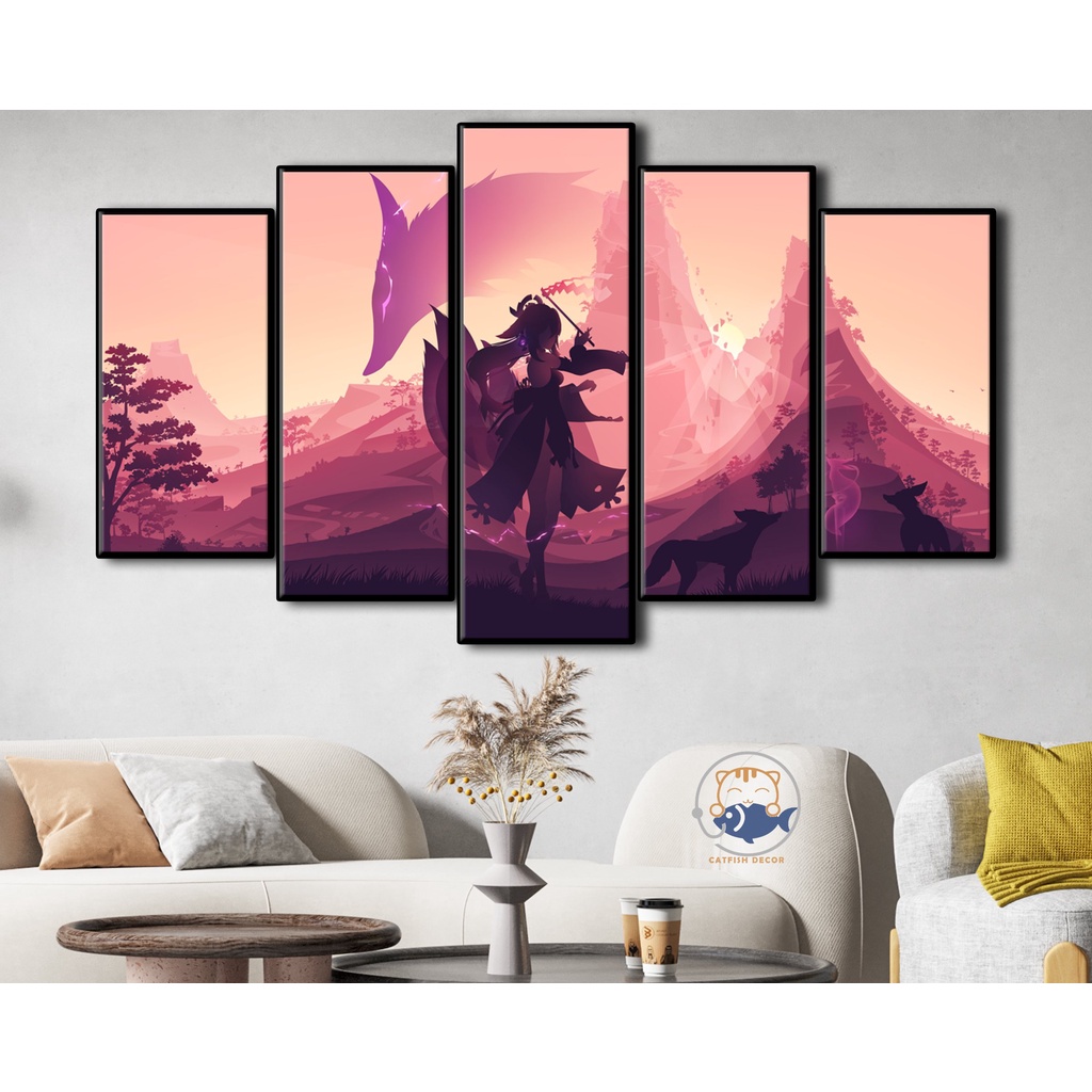 Tranh Dán Tường Decor Gaming - Genshin Impact - 18