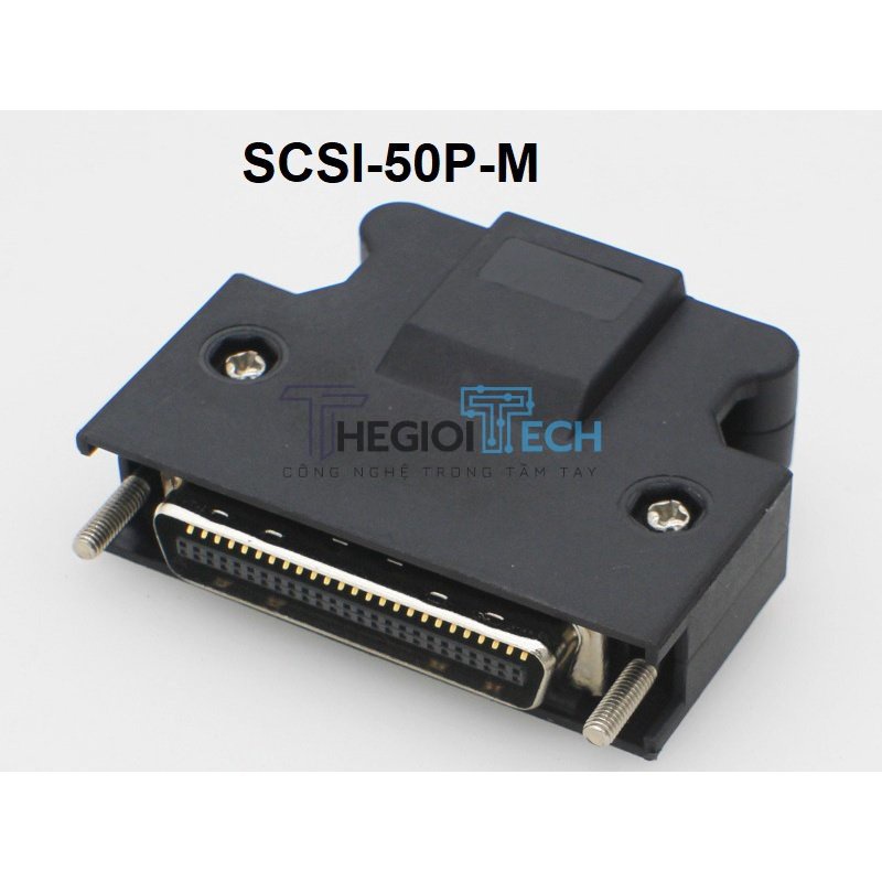 Đầu Giắc cắm servo hàn chân chuẩn SCSI, 3M SCSI-14P-M