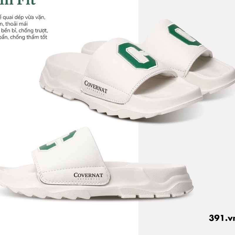 Dép nam nữ chữ C covernet đế 4cm mang không bị xẹp, dép Fila độn đế siêu nhẹ hot hit 2022