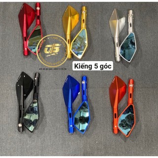 Kính 5 góc mirror nhôm cnc cao cấp