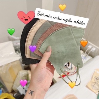 Set 100 cái khẩu trang 3D Thái Lan mix 10 màu ngẫu nhiên