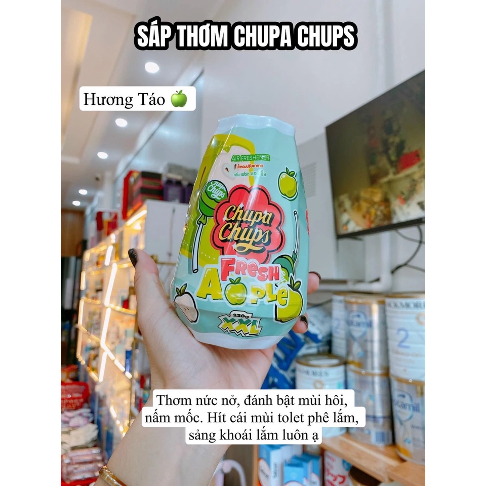 Sáp thơm Chupa Chups Gel Air Freshener ngọt lịm kẹo trái cây size XXL Nội Địa Thái lan