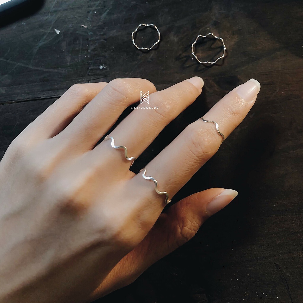 Nhẫn Bạc Nữ 925-Hoạ Tiết Hình Cos Cá Tính-KaT Jewelry